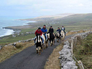 randonnée à cheval Irlande Clare photo 1