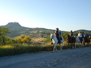 randonnée à cheval Italie Toscane photo 1