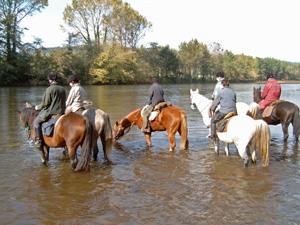 randonnée à cheval France Aquitaine photo 2