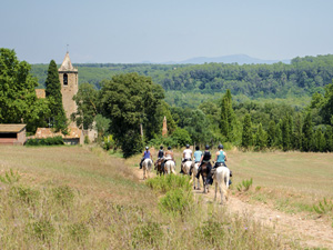 randonnée à cheval Espagne Catalogne photo 1