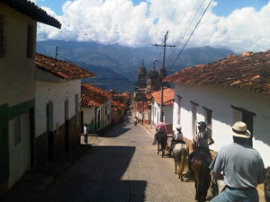 randonnée à cheval colombie santander les villages coloniaux