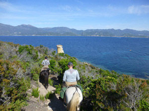 randonnée à cheval France Corse photo 1