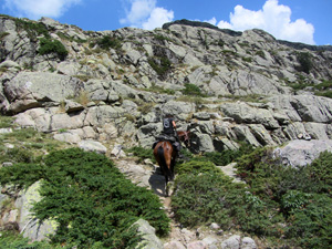randonnée à cheval France Corse photo 2