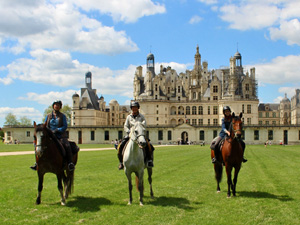 randonnée à cheval france centre-val de loire les châteaux de la loire 4j