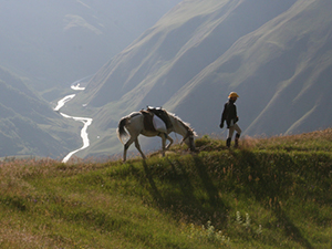 randonnée à cheval Géorgie Touchétie photo 5