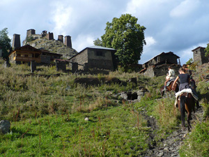 randonnée à cheval Géorgie Touchétie photo 2