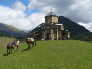 randonnée à cheval Géorgie Touchétie photo 5