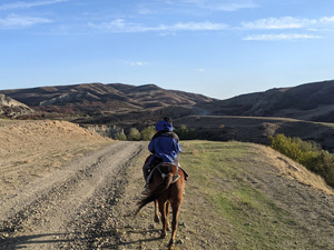 randonnée à cheval géorgie kakhétie le désert d'udabno