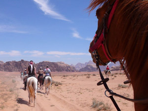 randonnée à cheval Jordanie Wadi Rum photo 3