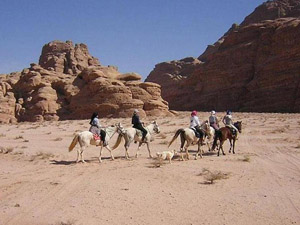 randonnée à cheval Jordanie Wadi Rum photo 4