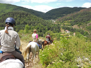 randonnée à cheval France Occitanie photo 2