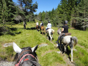 randonnée à cheval France Occitanie photo 1