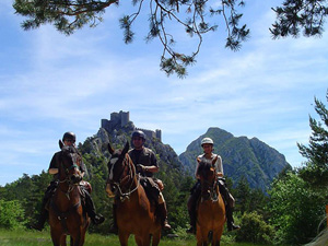 randonnée à cheval France Occitanie photo 1