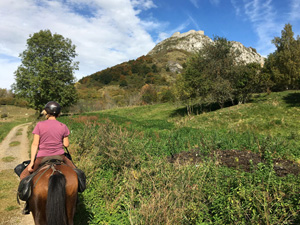 randonnée à cheval france occitanie la route des cols