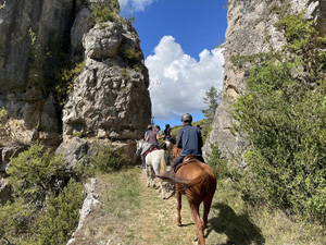 randonnée à cheval France Occitanie photo 4