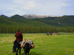 randonnée à cheval Mongolie Khentij photo 1