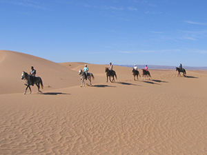 randonnée à cheval maroc sud le désert du sud marocain