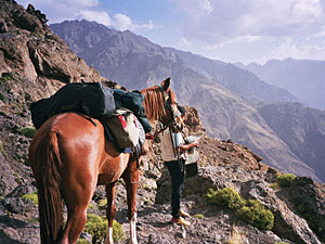 randonnée à cheval maroc haut-atlas le djebel toubkal