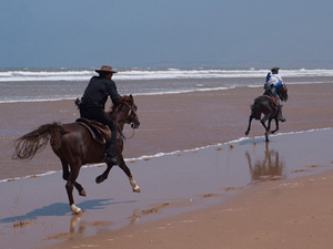 randonnée à cheval maroc côte atlantique les galops de mogador