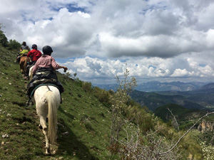 randonnée à cheval france provence-alpes la haute-provence sauvage