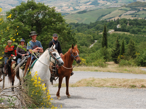 randonnée à cheval Italie Toscane photo 3