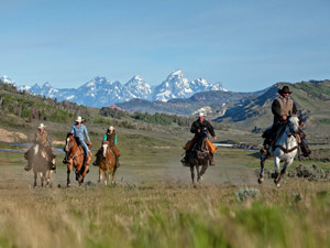 randonnée à cheval Etats-Unis Wyoming  photo 3