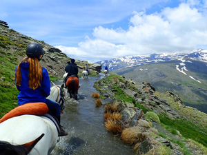 randonnée à cheval espagne andalousie la sierra nevada