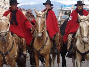 randonnée à cheval equateur cotopaxi la parade des chagras