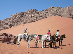 randonnée à cheval Jordanie Wadi Rum photo 6