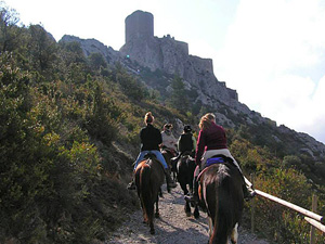 randonnée à cheval France Occitanie photo 1