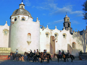 randonnée à cheval mexique guanajuato la route de l'argent