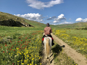 randonnée à cheval Italie Sicile photo 1