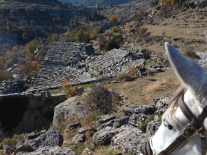 randonnée à cheval turquie région méditerranéenne les montagnes d'antalya